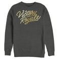thumbnail image 1 of Men's Fortnite Victory Royale Gold Script Sweatshirt Charcoal Heather Medium, 1 of 4
