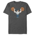 thumbnail image 1 of Men's Fortnite Yarn Lifter Meowscles Graphic Tee Charcoal Heather X Large, 1 of 5