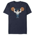 thumbnail image 1 of Men's Fortnite Yarn Lifter Meowscles Graphic Tee Navy Blue Large, 1 of 5