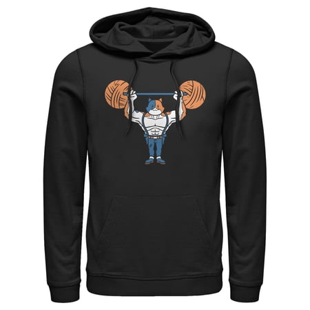 Men's Fortnite Yarn Lifter Meowscles Pull Over Hoodie Black 2X Large