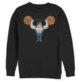 thumbnail image 1 of Men's Fortnite Yarn Lifter Meowscles Sweatshirt Black Small, 1 of 4