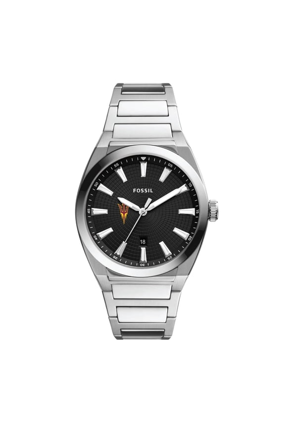 Men's Fossil Arizona State Sun Devils Everett Stainless Steel Watch