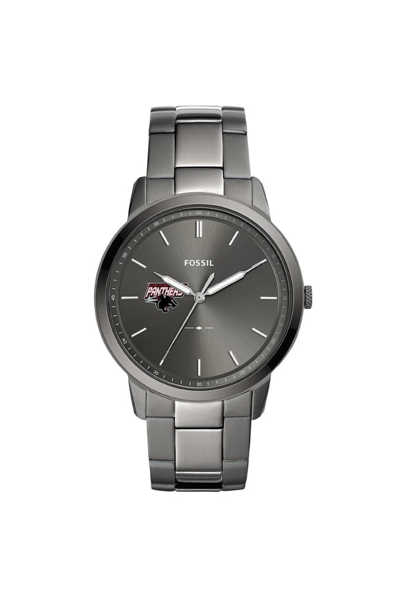 Men's Fossil Clark Atlanta University Panthers The Minimalist Three-Hand Smoke Watch