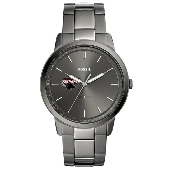 Men's Fossil Clark Atlanta University Panthers The Minimalist Three-Hand Smoke Watch