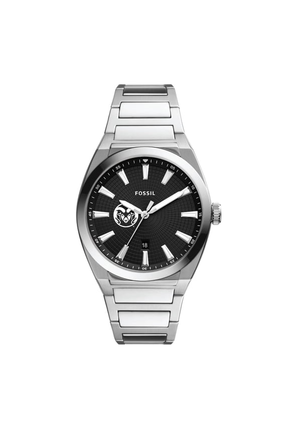Men's Fossil Colorado State Rams Everett Stainless Steel Watch