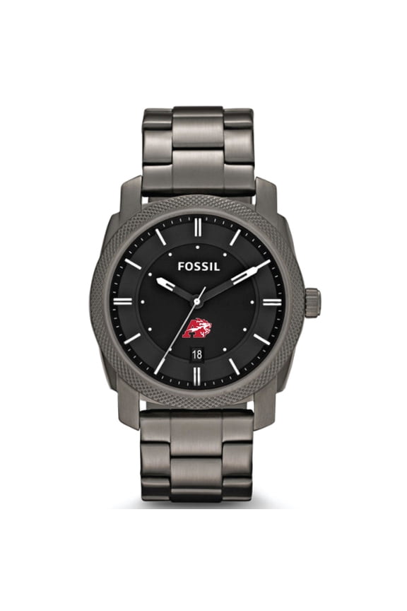 Men's Fossil Gray Albright Lions Machine Smoke Stainless Steel Watch