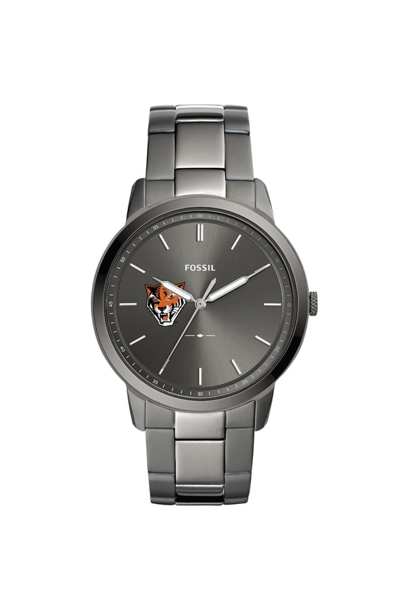 Men's Fossil Gray Buffalo State Bengals Minimalist Three-Hand Smoke Watch