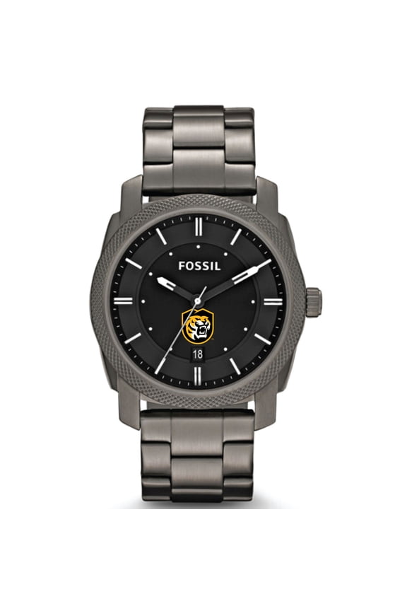 Men's Fossil Gray Colorado College Tigers Machine Smoke Stainless Steel Watch