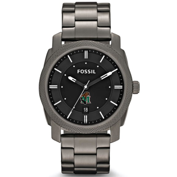 Men's Fossil Heather Gray Minot State Beavers Machine Smoke Stainless Steel Watch