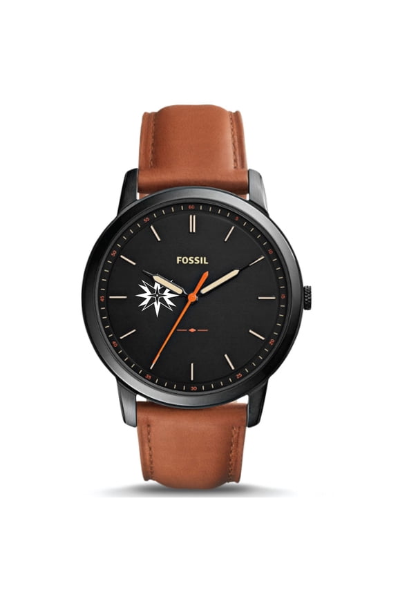 Men's Fossil Moravian Greyhounds Fossil Minimalist Light Brown Watch