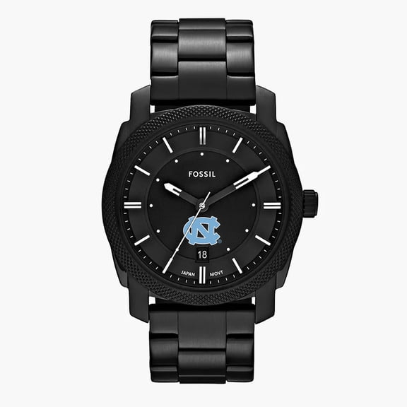Men's Fossil North Carolina Tar Heels Machine Stainless Steel Watch