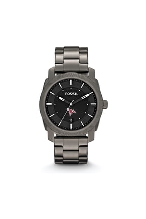 Men's Fossil Pierce College Raiders Machine Smoke Stainless Steel Watch
