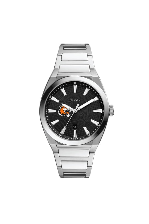 Men's Fossil Rochester Institute of Technology Tigers Everett Stainless Steel Watch