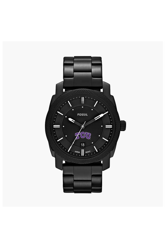 Men's Fossil TCU Horned Frogs Machine Stainless Steel Watch