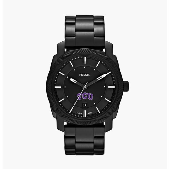 Men's Fossil TCU Horned Frogs Machine Stainless Steel Watch