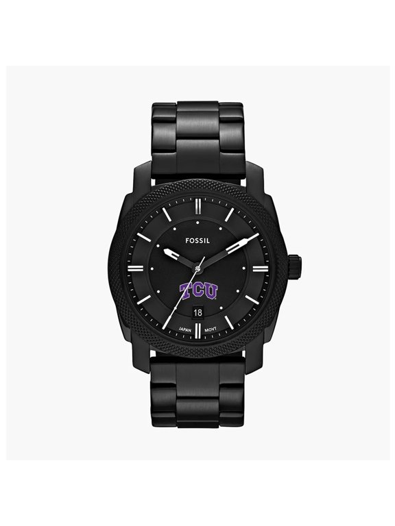 Men's Fossil TCU Horned Frogs Machine Stainless Steel Watch