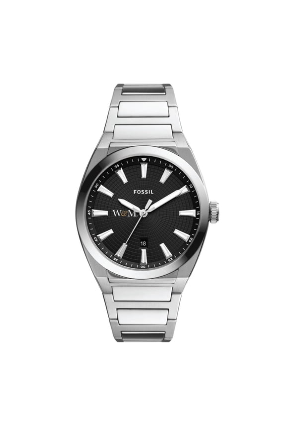 Men's Fossil William & Mary Tribe Everett Stainless Steel Watch