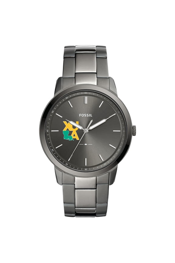 Men's Fossil XULA Gold The Minimalist Three-Hand Smoke Watch