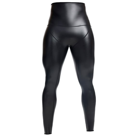 Men's Four Elastic Leather Casual Pants with Waist Lifting Enhancing Leg Shaping High Waist Design Cropped Trousers for Everyday Wear Comfortable Sweatpants for Men Relaxed Fit Pant