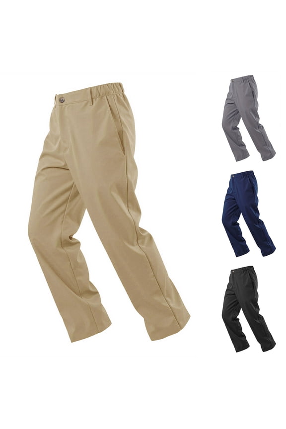 Men's Four Seasons American Jogging Pants with Zipper Straight Leg Leisure Trousers for Running, Casual Wear, and Daily UseBlueS