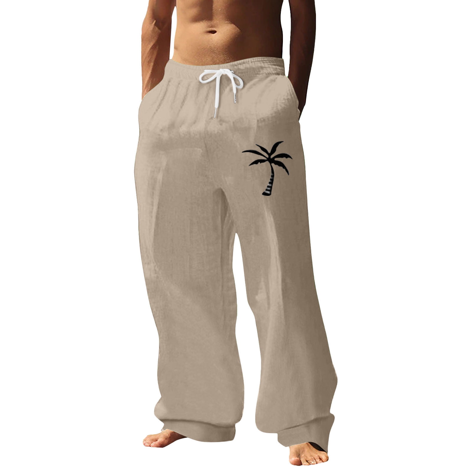 Men's Four Seasons Fashion Casual Digital 3D Local Coconut Tree Casual ...