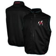 thumbnail image 1 of Men's Franchise Club Black Georgia Bulldogs Softshell Full-Zip Vest, 1 of 3