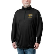 Men's Franchise Club Black Missouri Tigers Flow Thermatec Quarter-Zip Pullover Jacket