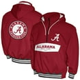 thumbnail image 1 of Men's Franchise Club Crimson Alabama Crimson Tide Half-Zip Hoodie Anorak, 1 of 3