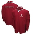 thumbnail image 1 of Men's Franchise Club Crimson Oklahoma Sooners 3-in-1 Double-Down T-Shirt & Quarter-Zip Pullover Set, 1 of 7