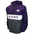 thumbnail image 1 of Men's Franchise Club Purple Kansas State Wildcats Alpha Anorak Jacket, 1 of 3
