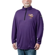 Men's Franchise Club Purple LSU Tigers Flow Thermatec Quarter-Zip Pullover Jacket
