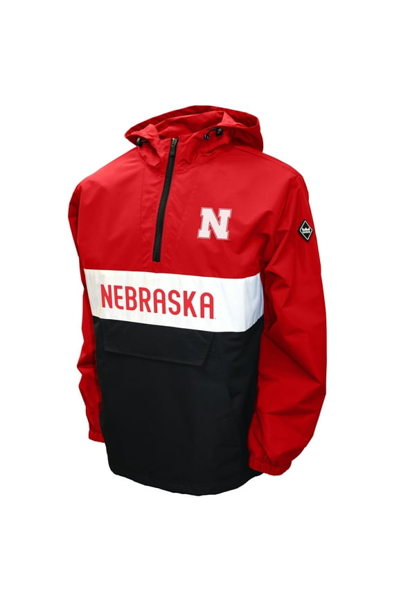 Men's Franchise Club Scarlet Nebraska Huskers Alpha Anorak Jacket