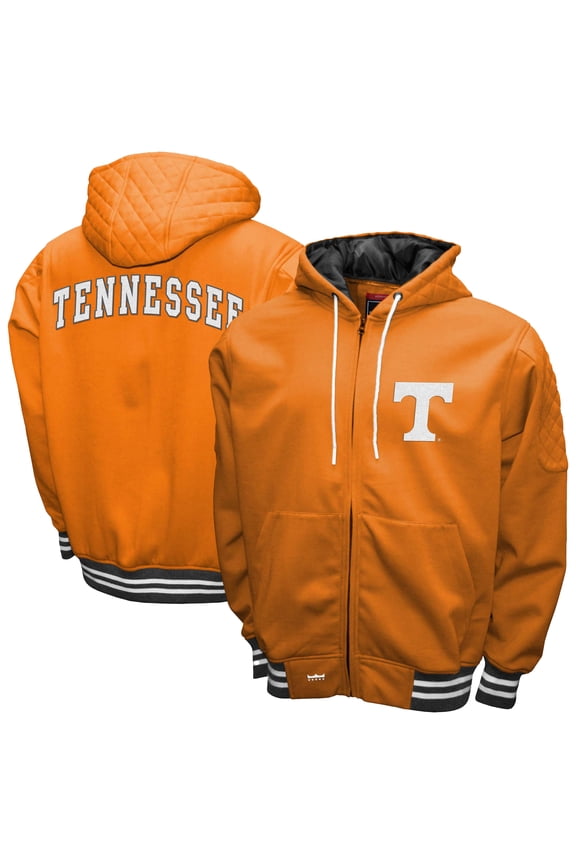 Men's Franchise Club Tennessee Orange Tennessee Volunteers Grind Full-Zip Hoodie Jacket