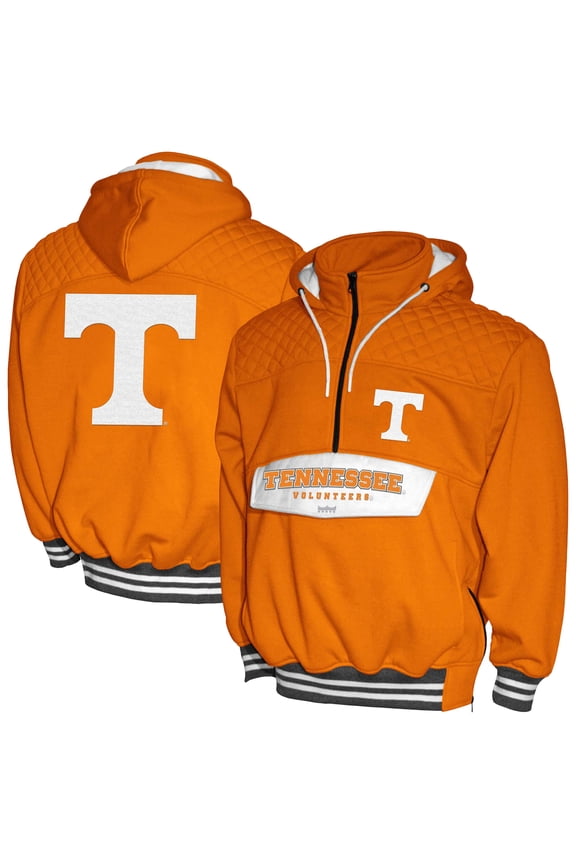 Men's Franchise Club Tennessee Orange Tennessee Volunteers Half-Zip Hoodie Anorak