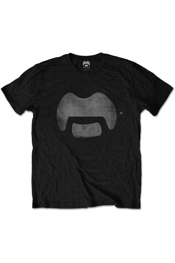 Men's Frank Zappa Tache Slim Fit T-shirt Large Black