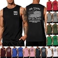 thumbnail image 1 of Men's Freedom Patriotic Tank Top with USA Flag Graphic and Sleeveless Design Featuring Double-Sided Print for Independence Day 2026 Memorial Day Gym Workouts Beach Days Blue XXXXXL, 1 of 5