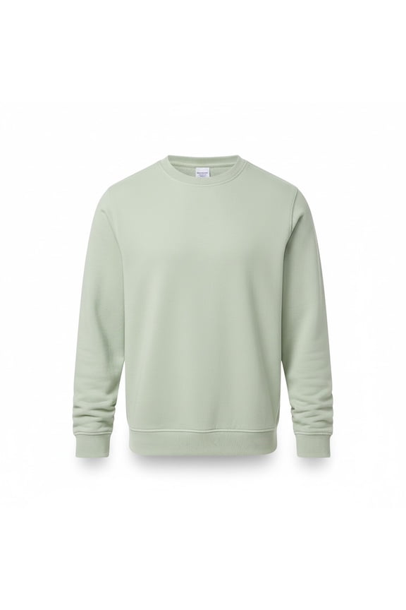 Men's French Terry Crewneck Pullover Sweatshirt - Frosted Sage Large