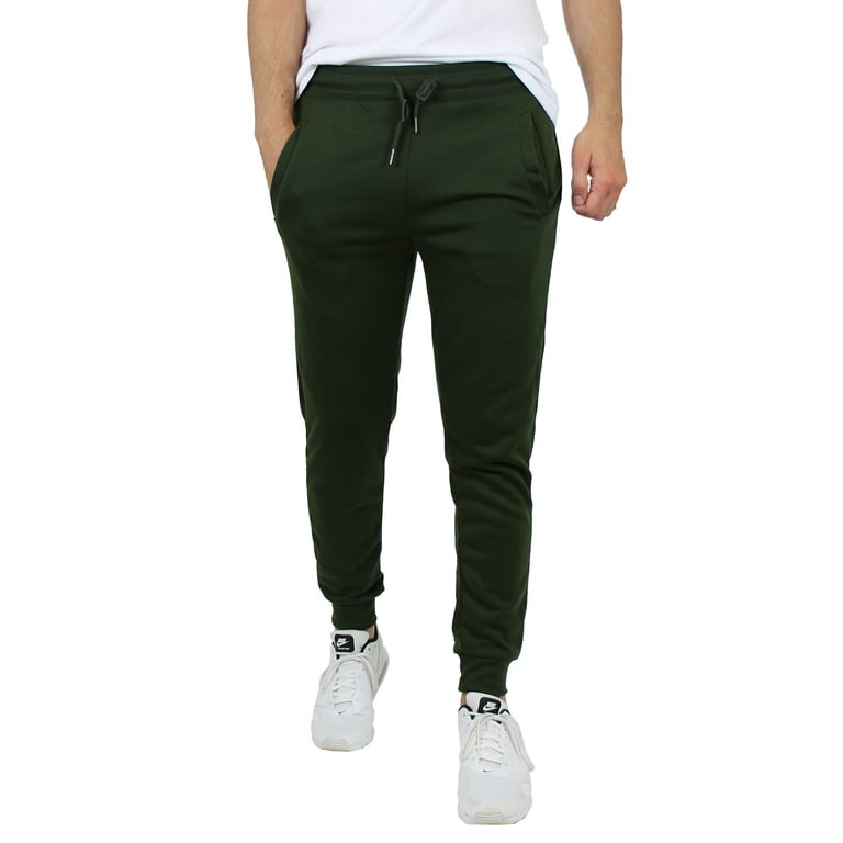 Men's French Terry Slim-Fit Jogger Lounge Pants (Sizes, S to 2XL
