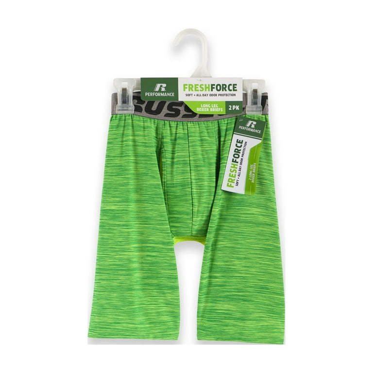 Russell men's freshforce performance 2025 short leg boxer brief