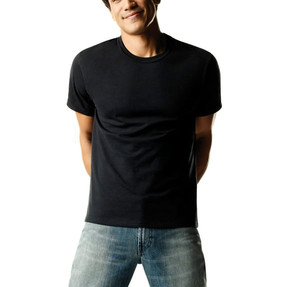 Men's FreshIQ ComfortSoft Dyed Crew Neck T-Shirt 4-Pack
