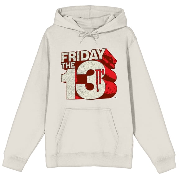 Men's Friday The 13th 3D Logo Hoodie-L