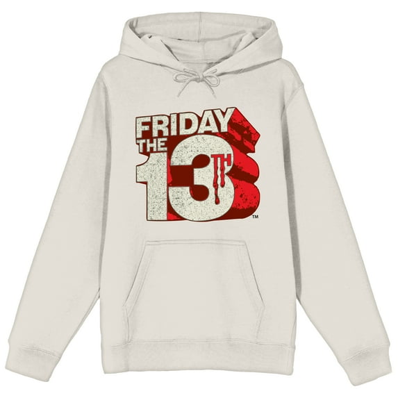 Men's Friday The 13th 3D Logo Hoodie-S