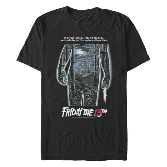 Men's Friday the 13th Artistic Movie Poster Graphic T-Shirt