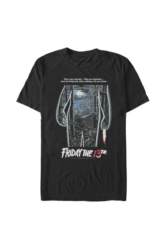 Men's Friday the 13th Artistic Movie Poster Graphic T-Shirt