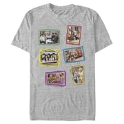 Mens Friends Best Scene Frames Graphic T-Shirt