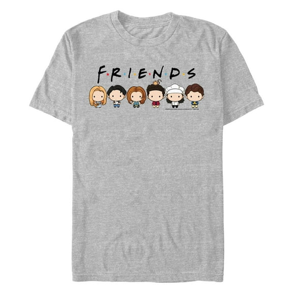 Men's Friends Chibi Characters  Graphic T-Shirt