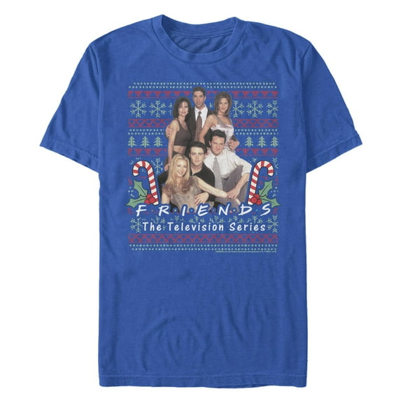 Men's Friends Christmas Group Shot  Graphic T-Shirt
