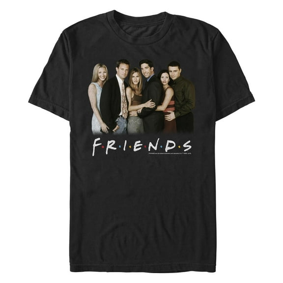Men's Friends Distressed Group Shot  Graphic T-Shirt