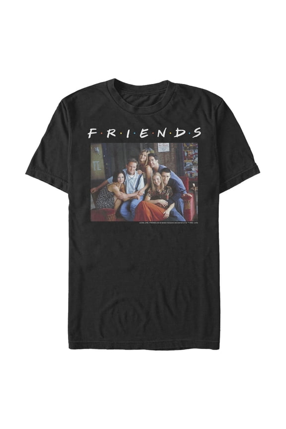 Men's Friends Group Poster Graphic T-Shirt
