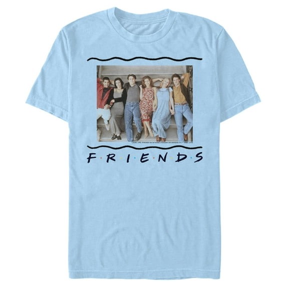 Men's Friends Group Stair Pose Graphic T-Shirt